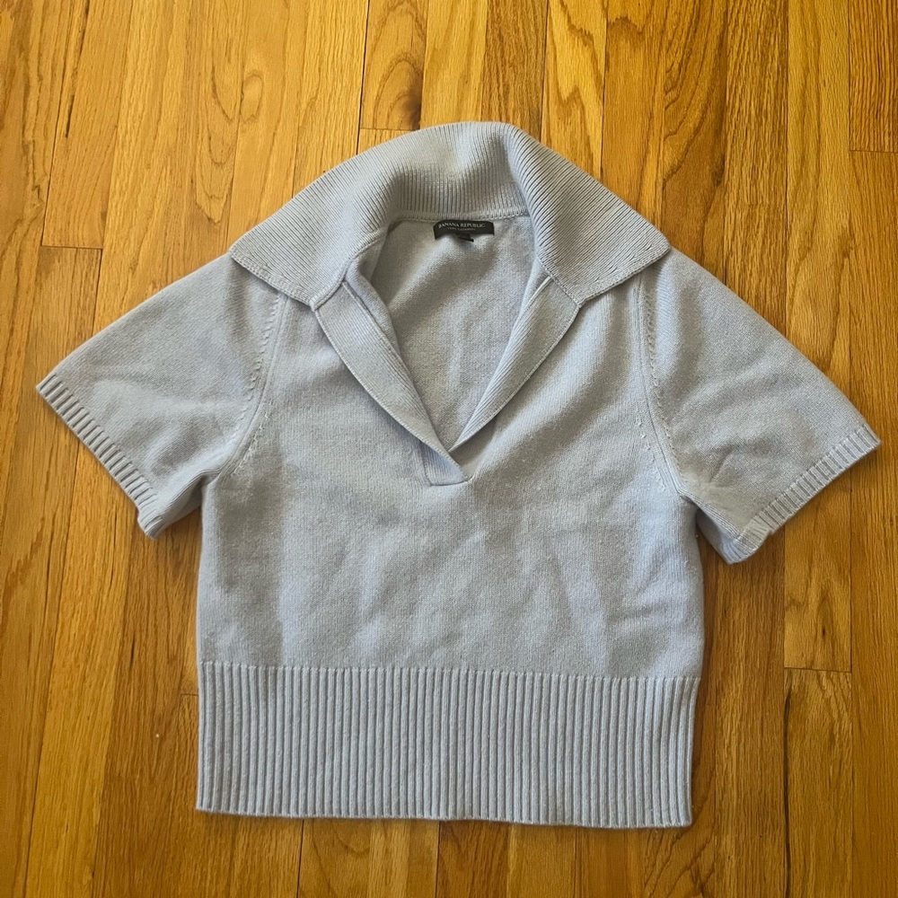 Light blue banana republic cashmere sweater xsmall